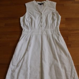 Tommy Hilfiger White Eyelet Dress